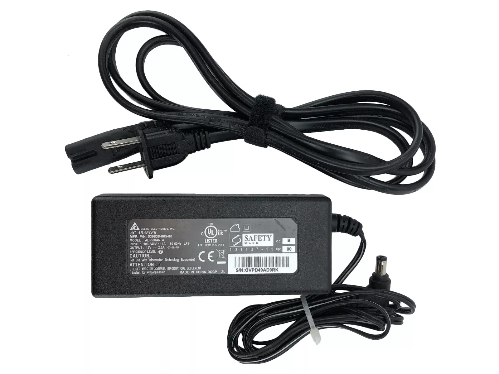 *Brand NEW*Genuine Delta ADP-30AR A 12V 2.5A AC Adapter Charger 539838-005-00 Power Supply